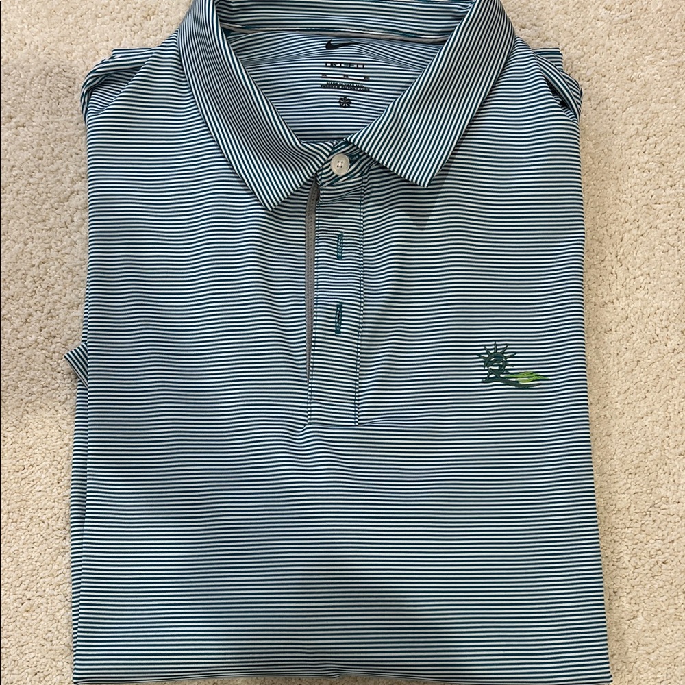 NWOT Nike Men’s DRI-fit Stripe golf Polo